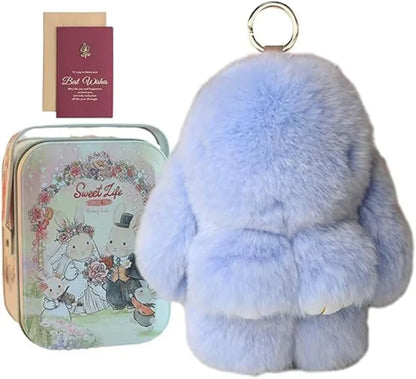 🔥Hot Sale 49% Off🔥-Handmade Soft Charms Bunny Keychain🐰