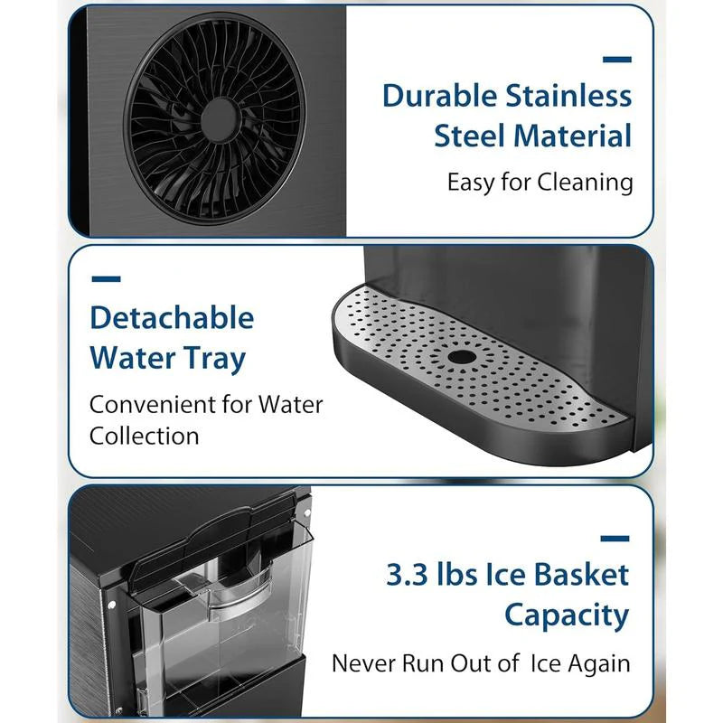 💥Flash Sale Today Only💥Ice Maker Dispenser, Self Dispensing Pellet Ice Maker, 44lbs/24H