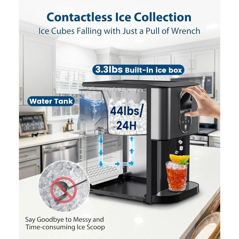 💥Flash Sale Today Only💥Ice Maker Dispenser, Self Dispensing Pellet Ice Maker, 44lbs/24H